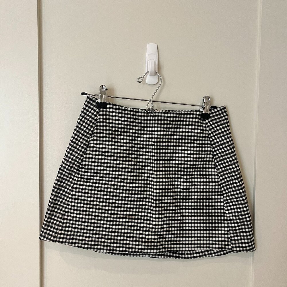 Mini gingham skirt, Urban Outfitters